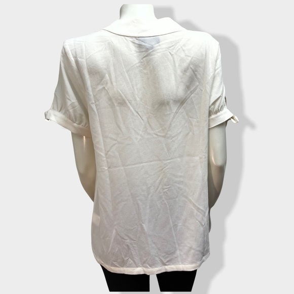 MODCLOTH White Tie Sleeve Blouse - Picture 6 of 6